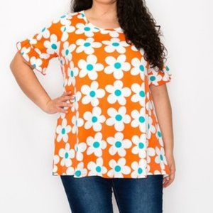 Voll | Orange Flower Top